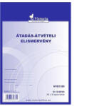  Nyomtatvány, átadás-átvételi elismervény, 25x3, A5, VICTORIA 'B. 13-69 (NVB1369DB) - cartridge