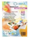 ORINK Fotópapír Pp A6, S 260g. 20lap fényes Orink (P691260S20) (MEN-OR-P691260S20)