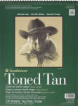Strathmore Toned Tan Sketch paper 27, 9x35, 6cm 400 series 118g 24 db
