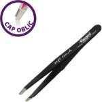 Focus Penseta pentru sprancene FOCUS SOFT cu cap oblic - NEAGRA (H620/D)