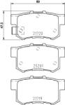 BREMBO set placute frana, frana disc BREMBO PRIME LINE P 79 027 (P 79 027)