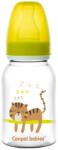 Canpol babies Шише за хранене Canpol - Transparent, 120 ml, Жълто (59/100_yel)