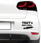 4 Decor Sticker auto - How I roll