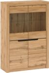 TEMPO KONDELA Vitrin C, wotan tölgy, TORONTA