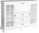 TEMPO KONDELA Vitrines szekrény bárszekrénnyel, sosna andersen, KORA KK6 NEW - sprintbutor