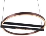 MAXlight Singapur lampă suspendată 1x48 W negru-cafea P0552 (P0552)