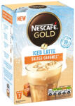NESCAFÉ Iced Latte Salted Caramel - 7 darab azonnal oldód kávépálca 7 adag