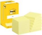3M POSTIT Bloc de notițe autocolante, 76x76 mm, 12x100 coli, 3M POSTIT, galben canar 7100290160 (7100290160)