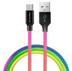 ColorWay Kábel, USB Type-C (multicolor) 2.4A 1m (CW-CBUC018-MC) (CW-CBUC018-MC) (CW-CBUC018-MC)