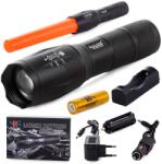 Bailong AKU zseblámpa Bailong BL-1831, led típus CREE XM-L T6 figyelmeztető fogantyú