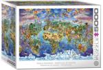 EUROGRAPHICS 5000 db-os puzzle - World Wonders (8520-5880) (8520-5880)