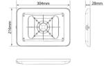VIREOCASES LTE1011W Apple iPad Biztonsági Tok - 10.2", Fehér