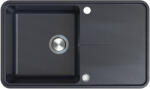 BERG Victoria gránit mosogató 78x50 cm fekete-szürke/grafit/onix BRV1411 (BRV1411)