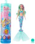 Mattel Papusa surpriza, Barbie, Color Reveal, Mermaid, 6 surprize, HRK12 Papusa Barbie