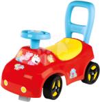 Smoby Bébitaxi és járássegítő Peppa Pig Auto Ride On Smoby ergonomikus háttámlával és tárolóval az ülőke alatt 10 hó-tól (SM720550W)