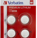 Verbatim LITHIUM BATTERY CR2016 3V 4 PACK (49531) - gtcomputers