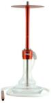 Oduman Nova Hookah Red Body Clear Glass