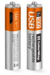 ColorWay AAA elem, CW-UBAAA-01 Rechargeable Battery micro USB 400 mAh 1.5V (2pcs. ) (CW-UBAAA-01)
