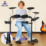  Donner DED-70 Elektromos dobszett dobszékkel, fejhallgatóval és dobverővel - tamtam