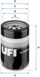 UFI Filtru ulei UFI 23.436. 00 (23.436.00)