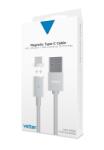 Vetter Cablu Date si Incarcare Magnetic Vetter USB to Type-C, Silver (CAVTTCMAGS1)