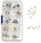  Bedugós fülbevalóalap szilikon stopperrel