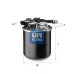 UFI filtru combustibil UFI 24.151. 00 (24.151.00)