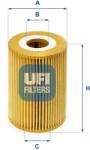 UFI Filtru ulei UFI 25.026. 00 (25.026.00)
