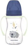 Canpol babies Антиколик шише с дръжки Canpol Easy Start - Sleepy Koala, 240 ml, Синьо (35/237_blu)