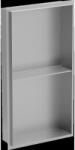 Mexen X-Wall-NR perem nélküli, polcos, falba süllyesztett polc 60 x 30 cm, inox - 1911603010S (1911603010S)