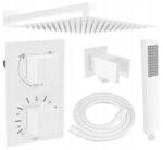 Mexen Cube DR02 beépíthető zuhany szett z fejzuhany 30 cm, Fehér - 77502DR0230-20 (77502DR0230-20)