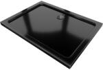 Mexen Flat téglalap alakú slim zuhanytálca 120 x 90 cm, Fekete, szifon Fekete - 40709012B (40709012B)