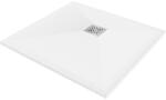 Mexen Stone+ négyzet kompozit zuhanytálca 70 x 70 cm, Fehér - 44107070 (44107070)
