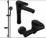 Mexen Kama DS75 zuhany szett, Fekete - 72514DS75-70 (72514DS75-70)