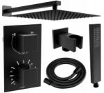 Mexen Cube DR02 beépíthető zuhany szett z fejzuhany 30 cm, Fekete - 77502DR0230-70 (77502DR0230-70)