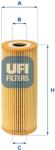 UFI Filtru ulei UFI 25.011. 00 (25.011.00)