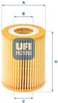 UFI Filtru ulei UFI 25.069. 00 (25.069.00)