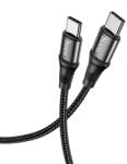 hoco. kábel Type C to Type C PD 5A 100W X50 1 m fekete