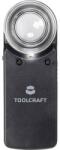 TOOLCRAFT LED-es zseb nagyító, 15-szörös, 15 x 20 mm, Toolcraft 1303080