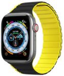 DUX DUCIS GP-142273 Apple Watch Ultra 2 49mm / Watch Series 9 45mm / Watch Series 3 42mm fekete/sárga szilikon óraszíj (GP-142273)
