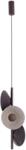 MAXlight Puro lampă suspendată x8 W negru-gri/frasin P0562 (P0562)