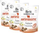 Brit Care Dog Snack funcțional antiparazitar cu somon 3x150g