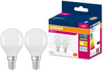 OSRAM E14 LED Value Classic kisgömb 4, 9W, 470 lm, 3000 K, 40 W izzó helyett (2 darabos) (4058075627147)