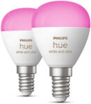Philips Hue okos E14 LED, 5, 1 W, 2 darabos (White And Color Ambiance RGBW) (929003573602)
