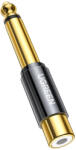 UGREEN Cablu de date UGREEN AV169, 1x jack 6.35 mm tata la 1x RCA mama, Auriu (AV169-80731)