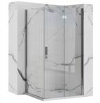 Rea Cabina de dus dreptunghiulara cu usa pliabila Rea Molier 80x90 crom (KPL-K0367)