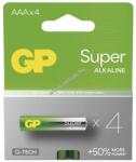 GP Batteries Super alkáli elem, LR03, mikro, AAA 4db/csomag - Kiárusítás - A készlet erejéig