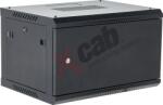 Xcab Cabinet metalic de perete 19, tip rack wallmount, 12U 600x600 mm, Xcab M Negru Xcab-12U60M. 9004 (Xcab-12U60M.9004)