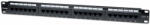 Manhattan Patch panel - CAT6 UTP patch panel, 24 portos, 1U, Fekete PC (520959)