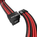 1stPlayer модулен кабел Custom Sleeved Modding Cable Black/Red - PCIe 5.0 12VHPWR M/M - FM2-B-BR (FM2-B-BR) - Allstore